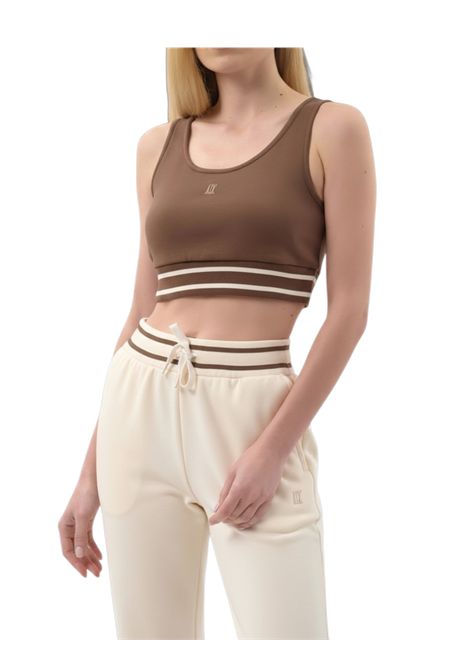 Top cropped con profilo a contrasto ARMANI EXCHANGE | Top | XW001750 AF10804U6136